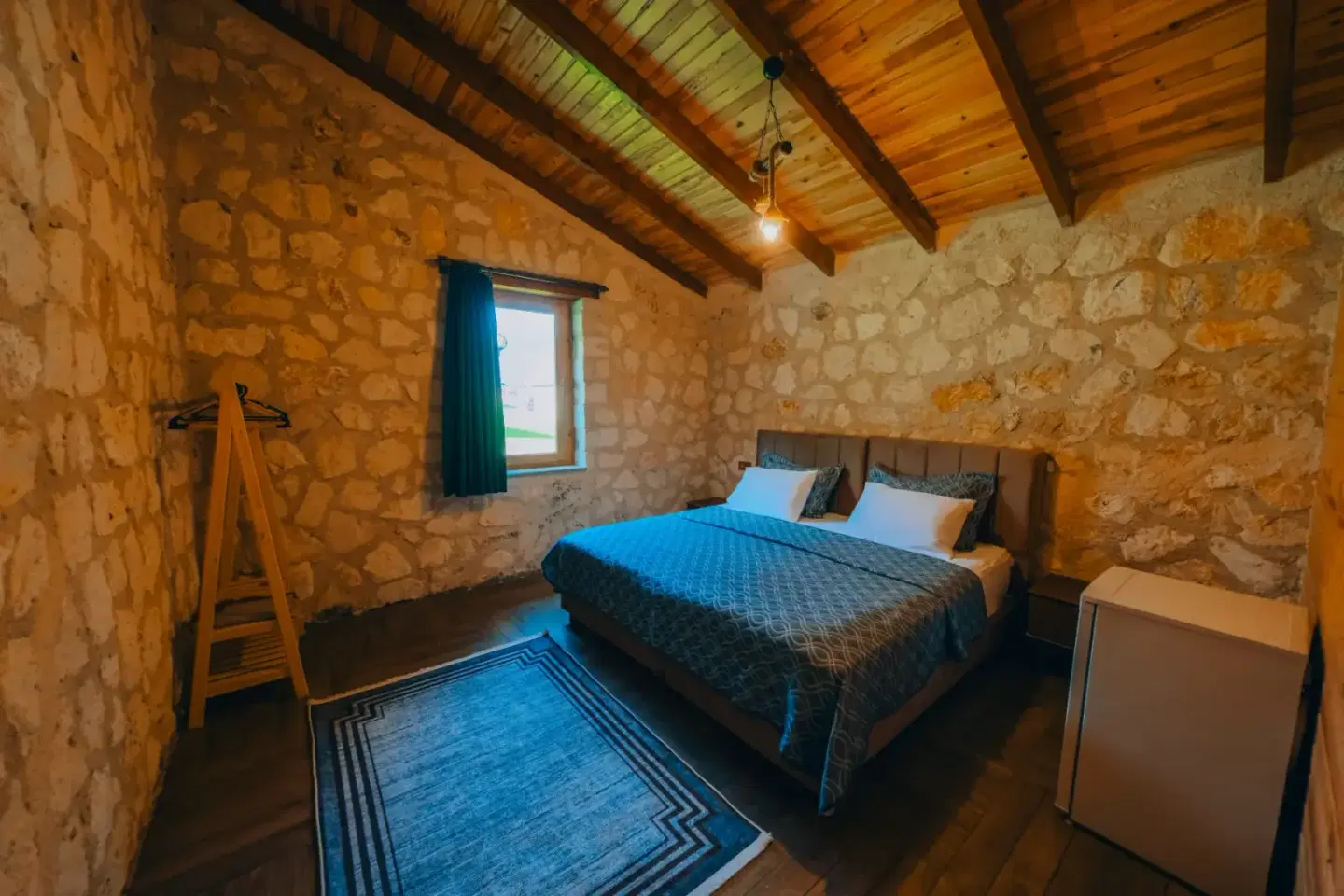 stone house interior detail